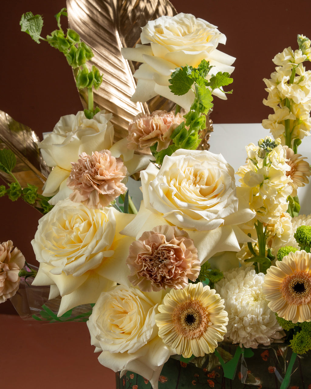 Flower Bouquet Big Ivory Bloom