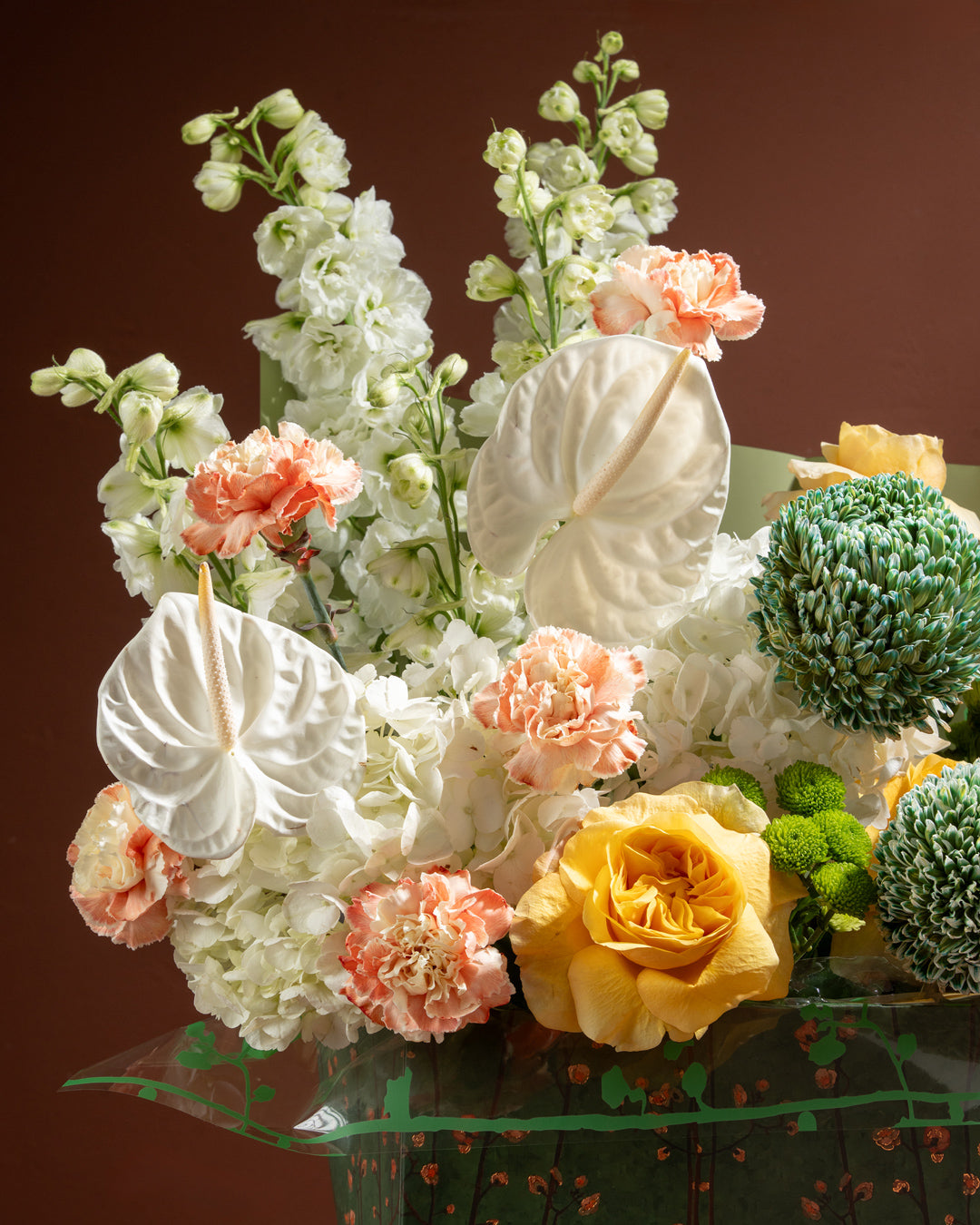 Flower Bouquet Big Lime Bloom
