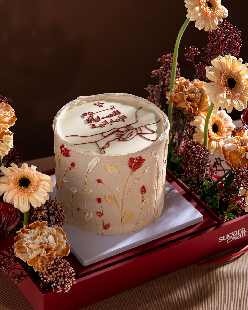 Floral Diva Cake Arrangement