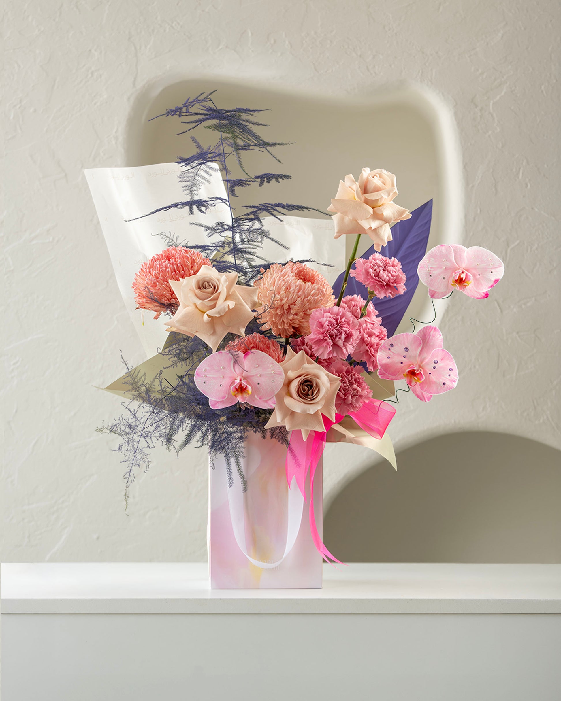 Bouquet Orchid Pink Prism