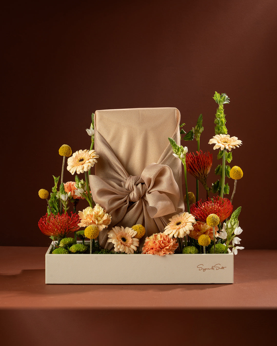 Flower Arrangement Medium With Gift Wrap