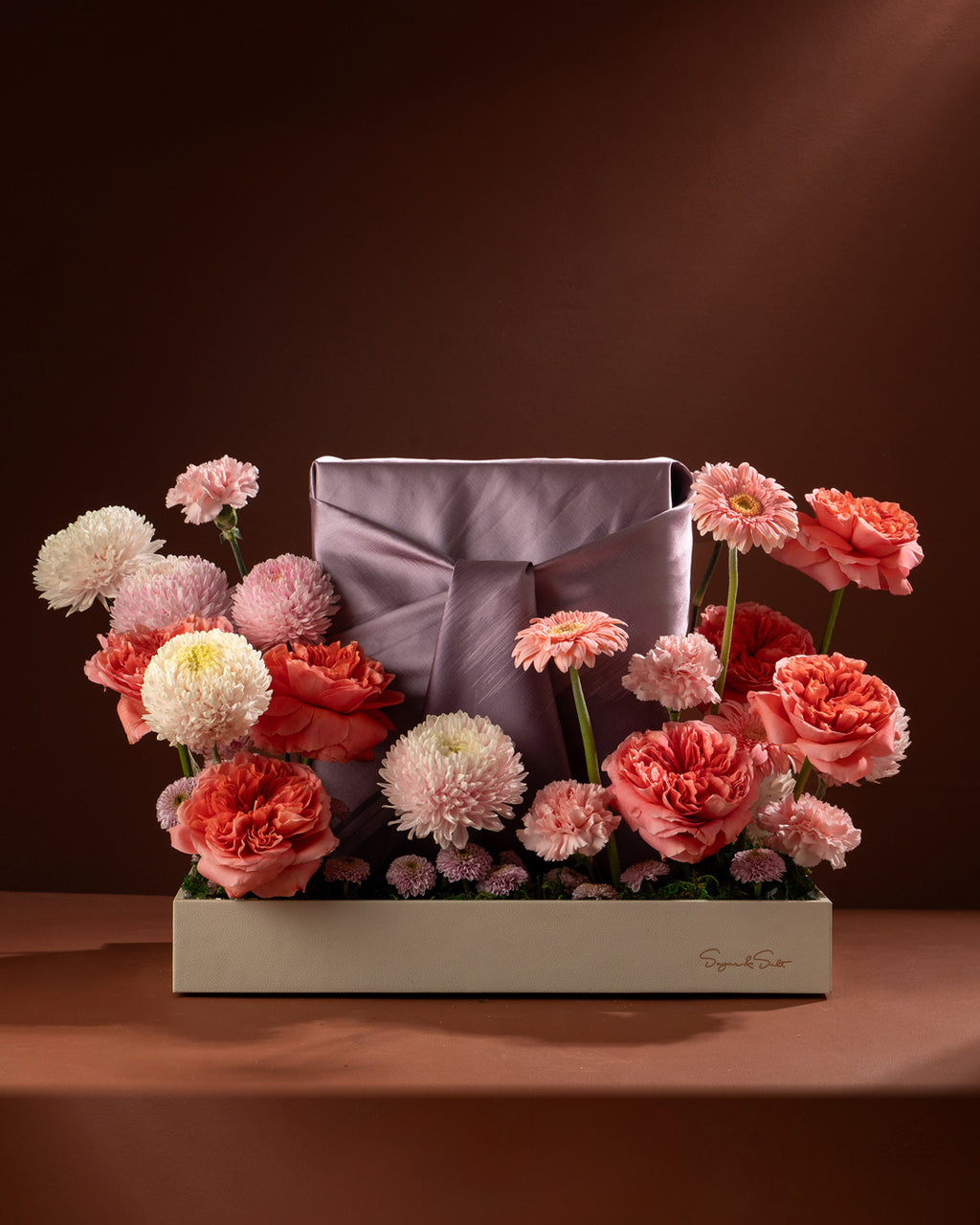 Flower Arrangement Big With Gift Wrap