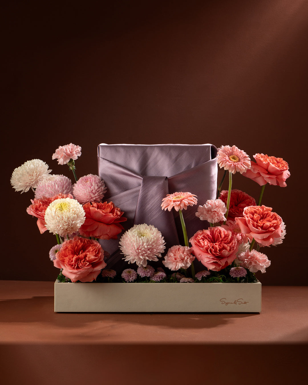 Flower Arrangement Big With Gift Wrap
