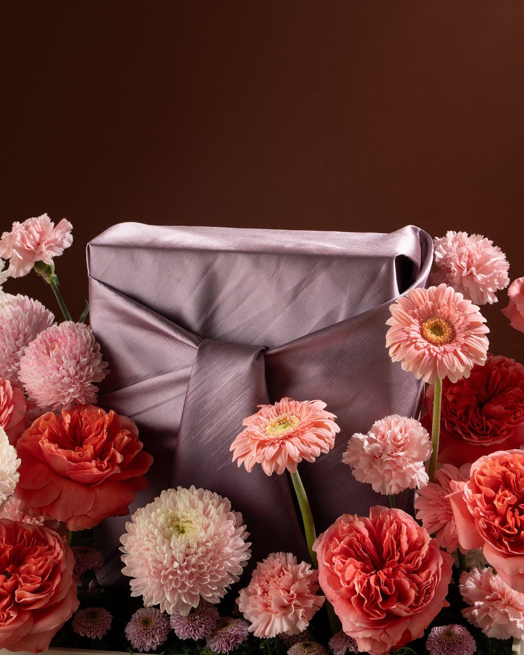 Flower Arrangement Big With Gift Wrap