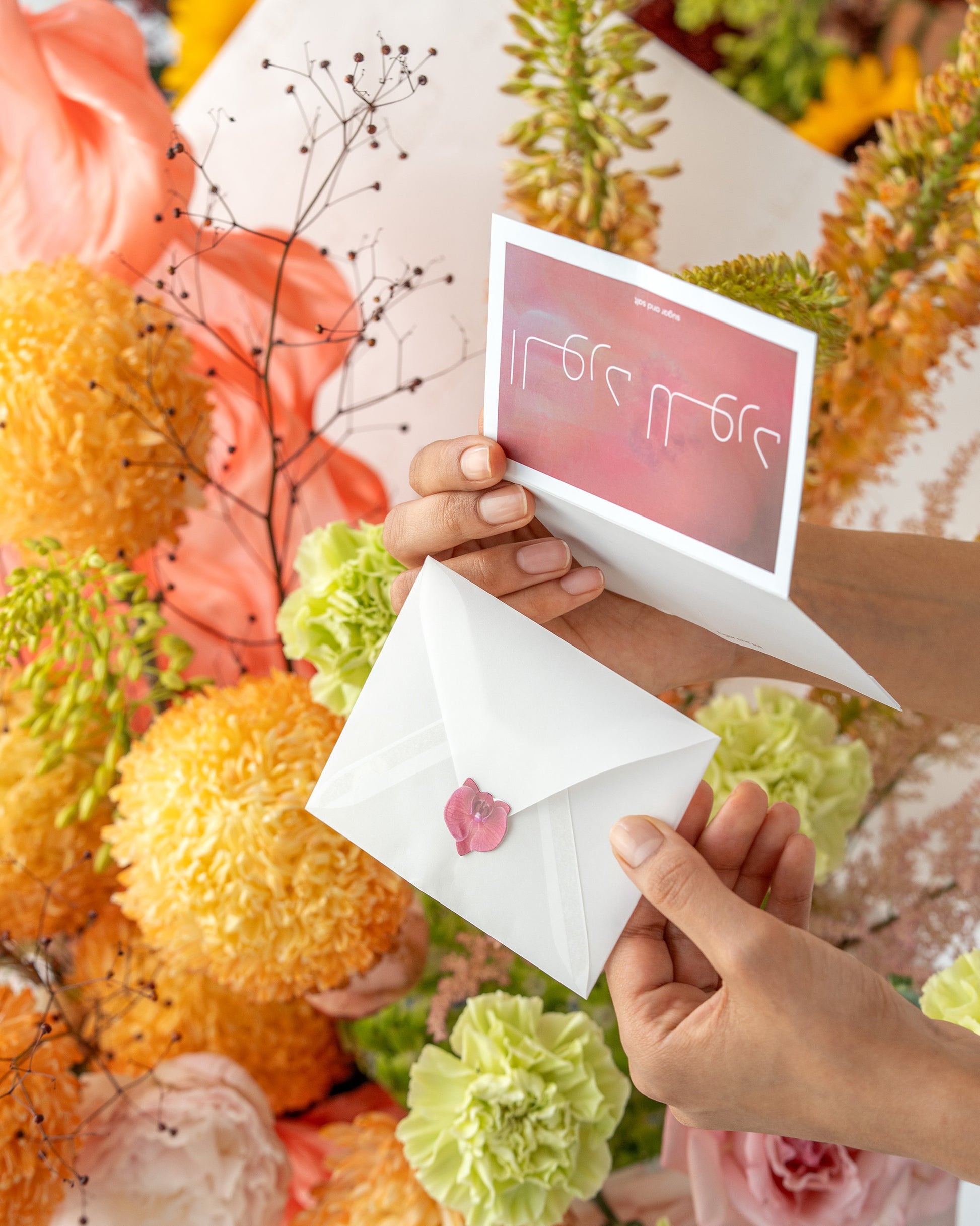 Bouquet Peach Blush Garden
