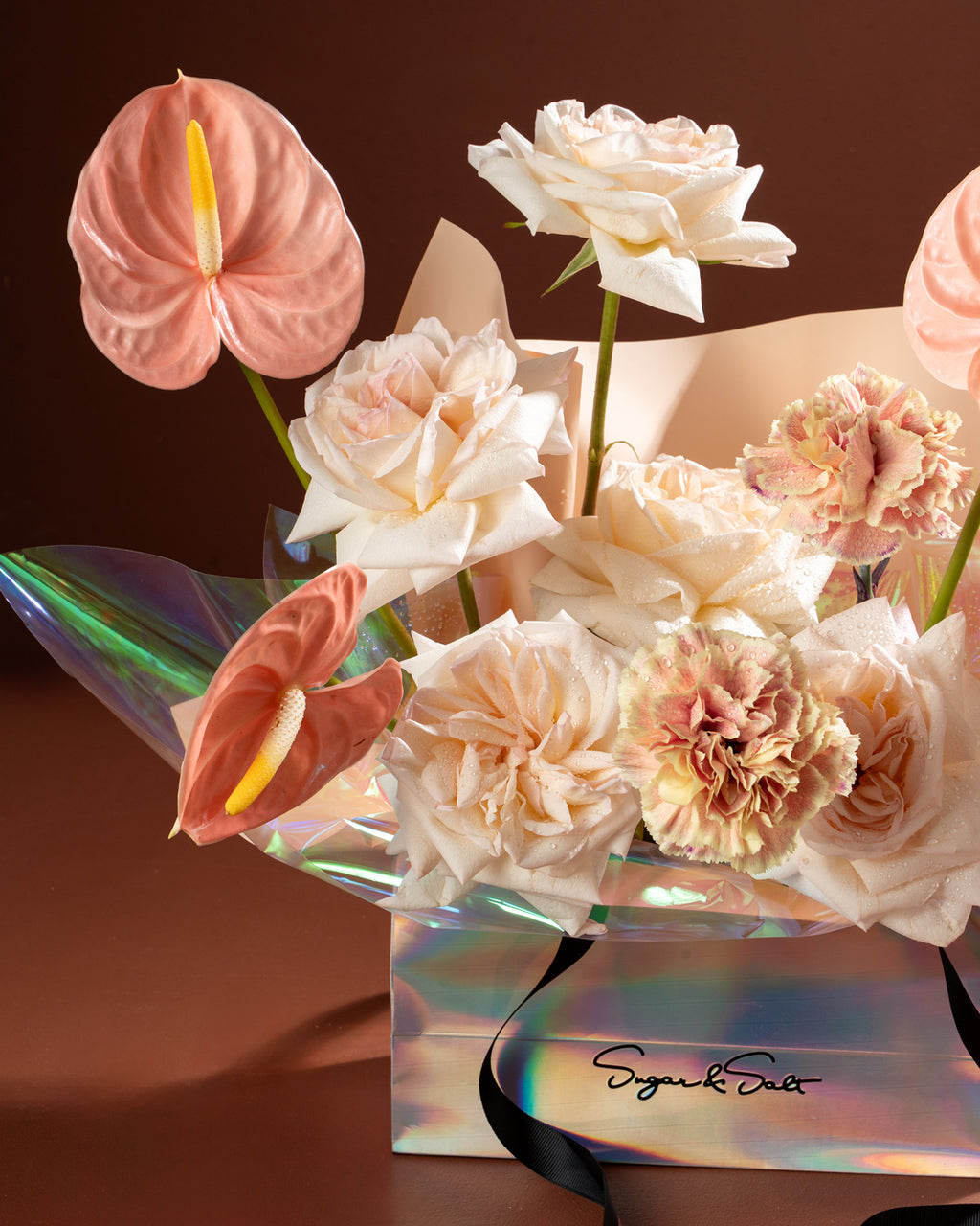 Flower Bouquet Small Peach Bloom