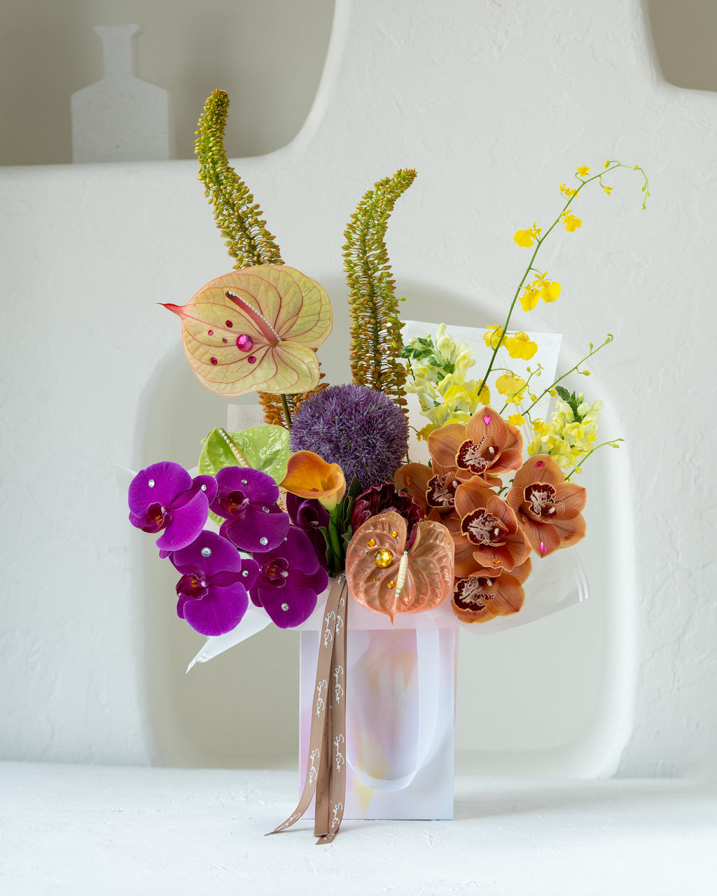 Bouquet Orchid Amber Glow