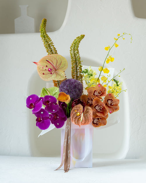 Bouquet Orchid Amber Glow