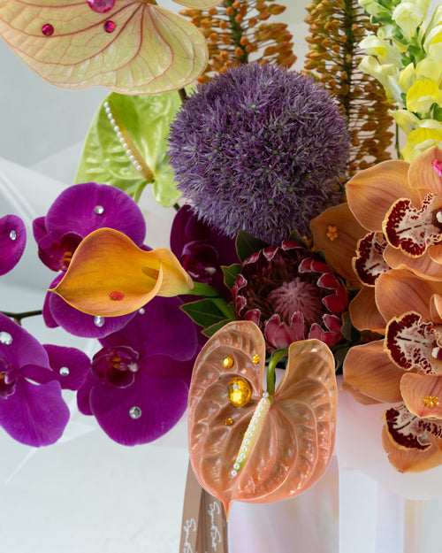 Bouquet Orchid Amber Glow