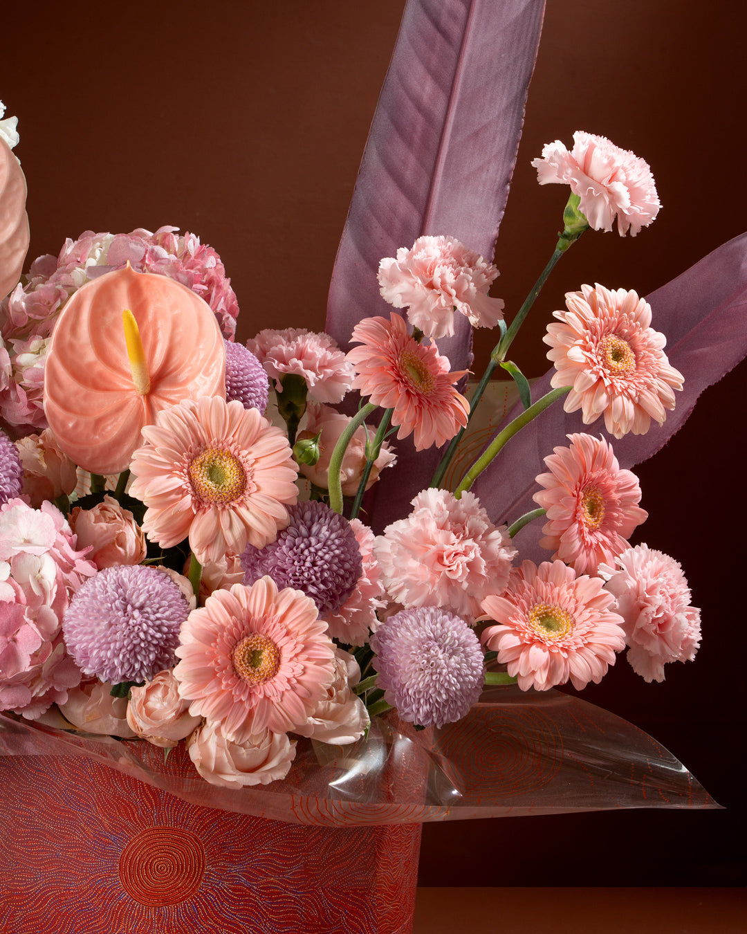 Flower Bouquet Big Dusky Bloom